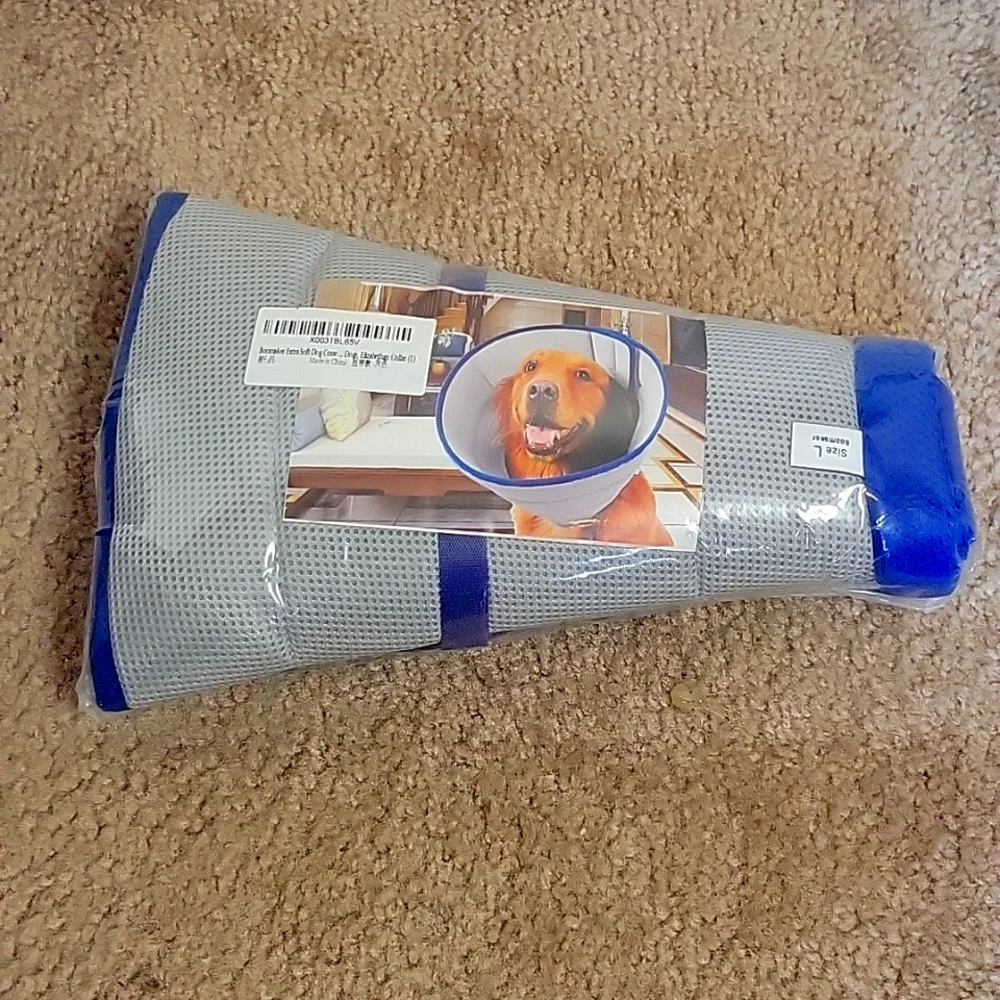 Soft Dog Cone for Dogs After Surgery, Breathable Dog Cones for Large Med…